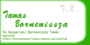tamas bornemissza business card